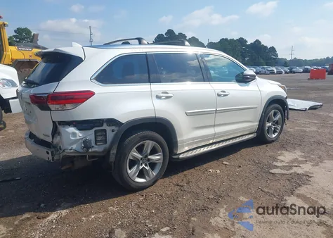 2017 Toyota Highlander Limited z USA, uszkodzony, nr VIN 5TDYZRFH6HS221234